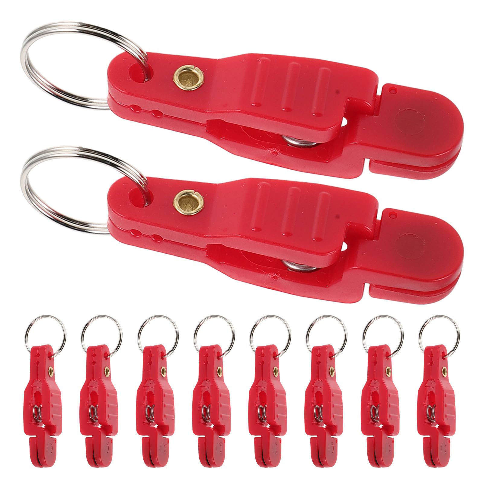 Toyvian 10Pcs Fishing Downrigger Line Release Clips, ABS Snap Weight