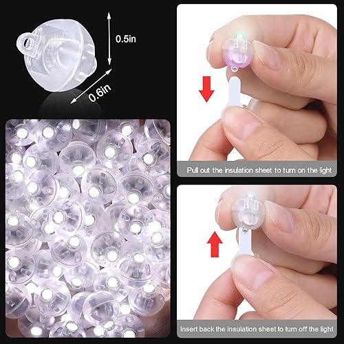 Miniatura 2 de 100 mini luces LED con gancho, luz LED redonda impermeable para decoración de fiestas, luces de fiesta de neón para fiesta de cumpleaños y