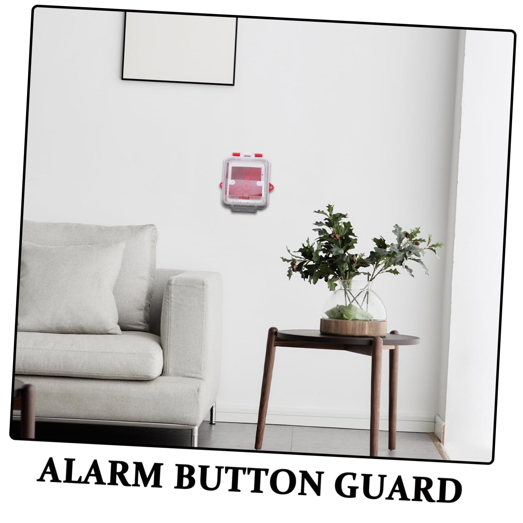 TEHAUX Cubierta Para Botón De Alarma Manual - Protector De Punto De De Emergencia Compatible Con Sistemas De Alarma Exterior