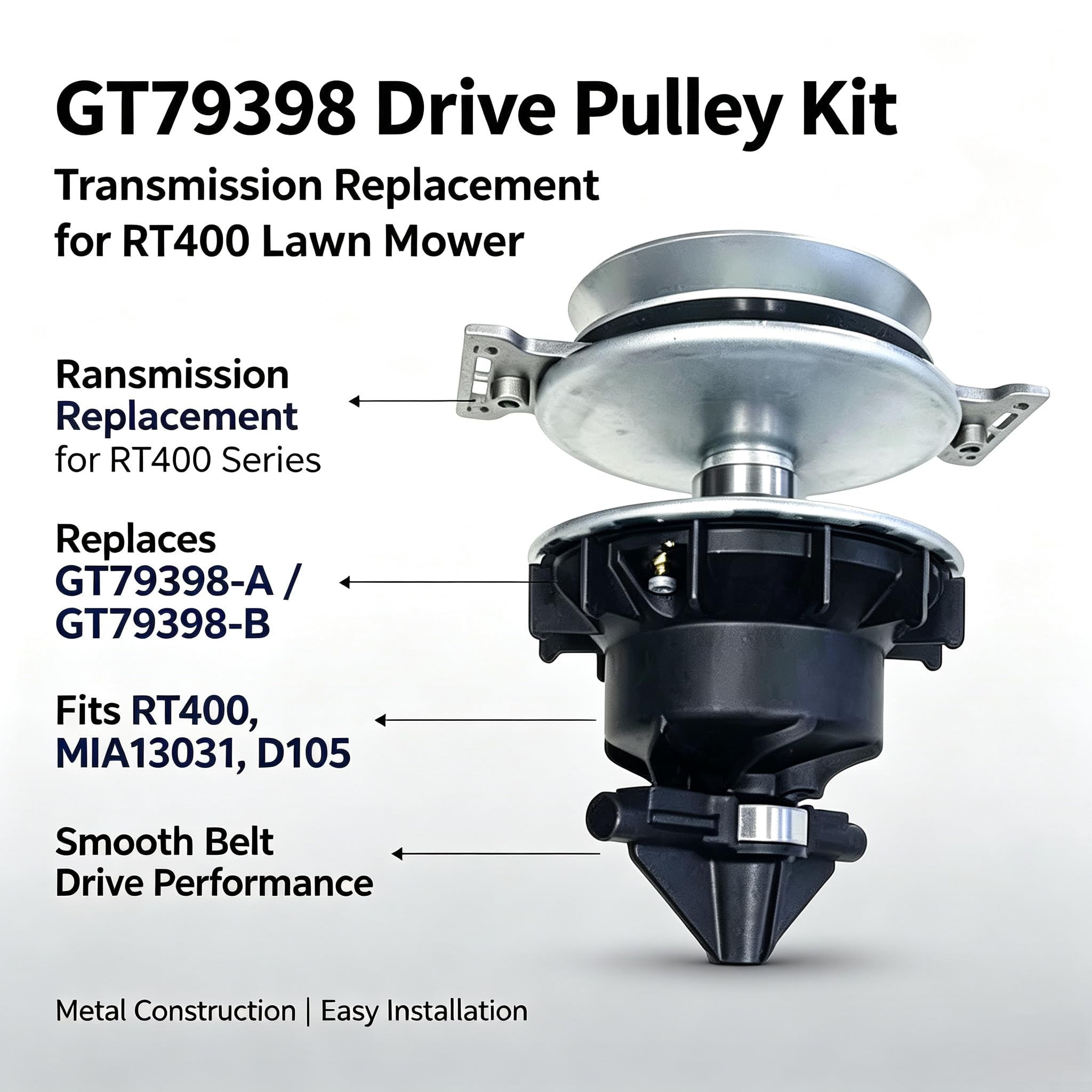 Polea de transmisión GT79398 para cortacésped RT400