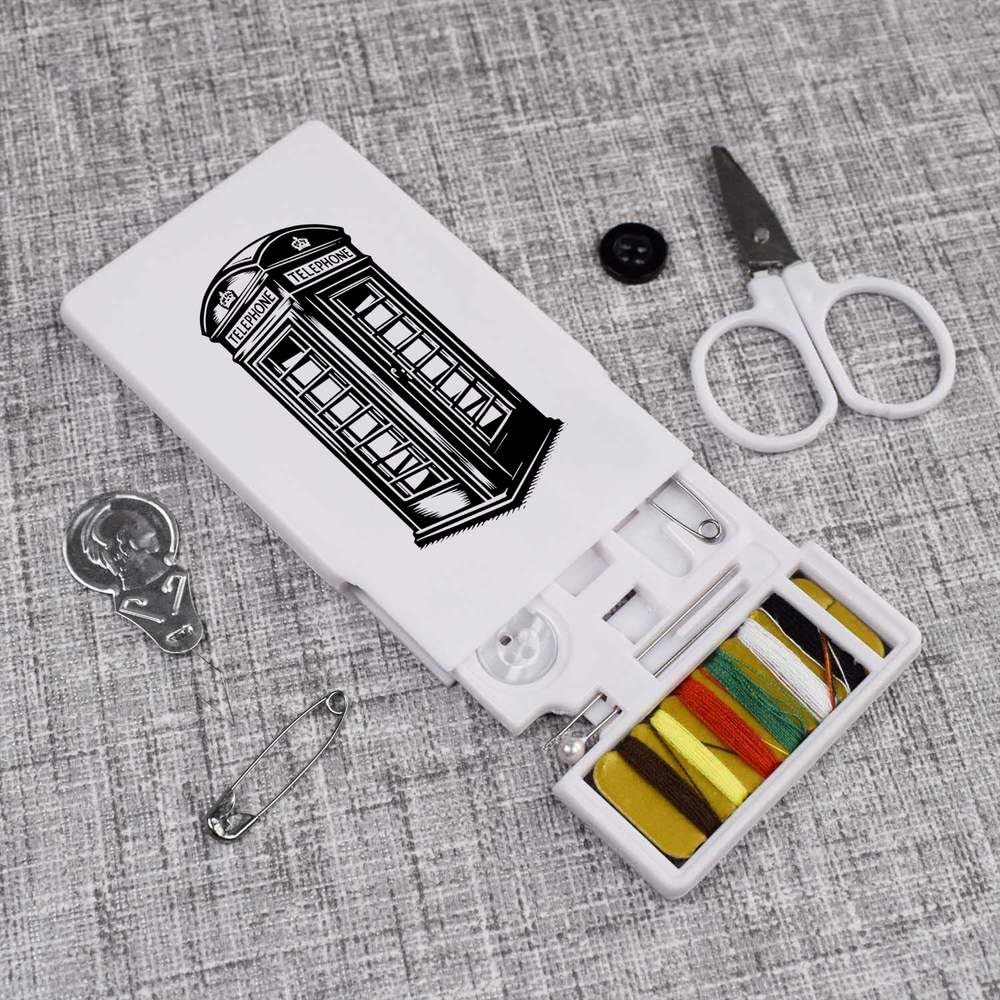 'British Telephone Kiosk' Mini Travel Sewing Kit (SE00038231)