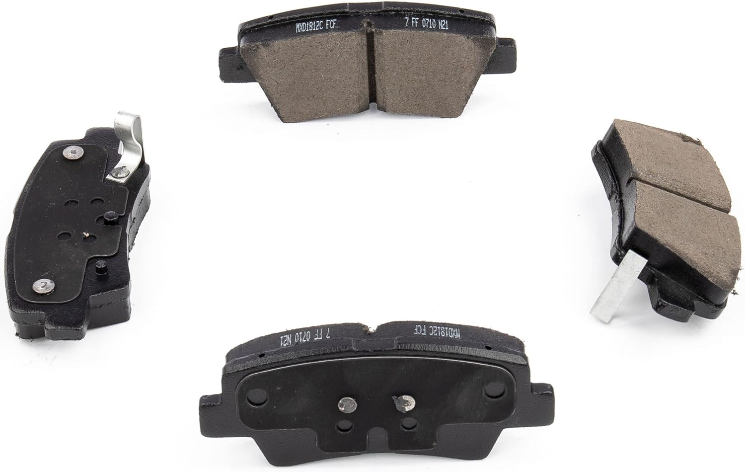 MAGMA Premium PMD1812C Ceramic Brake Pads, Rear