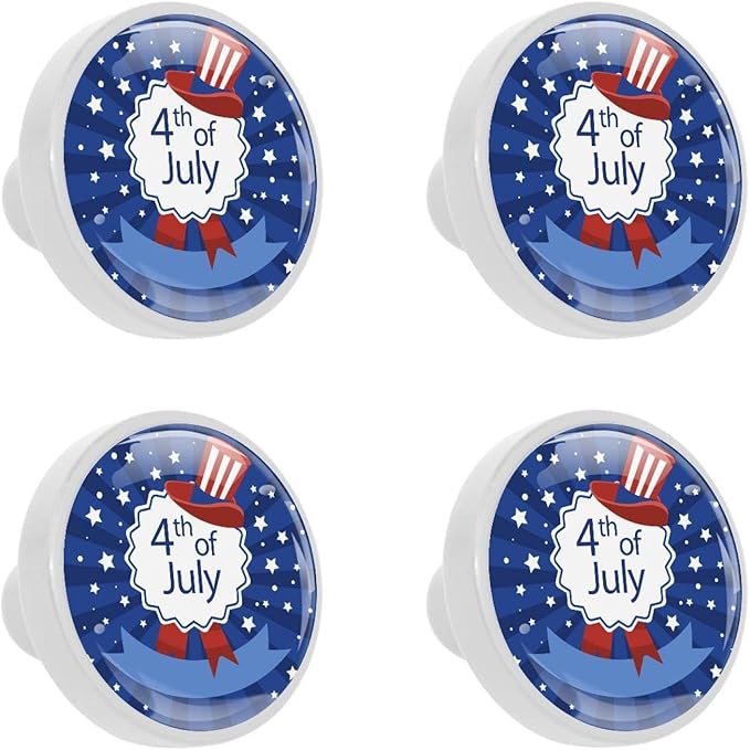 TBOUOBT Pack of 4 Cupboard Knobs, Dresser Knobs, Drawer Knobs, Kitchen