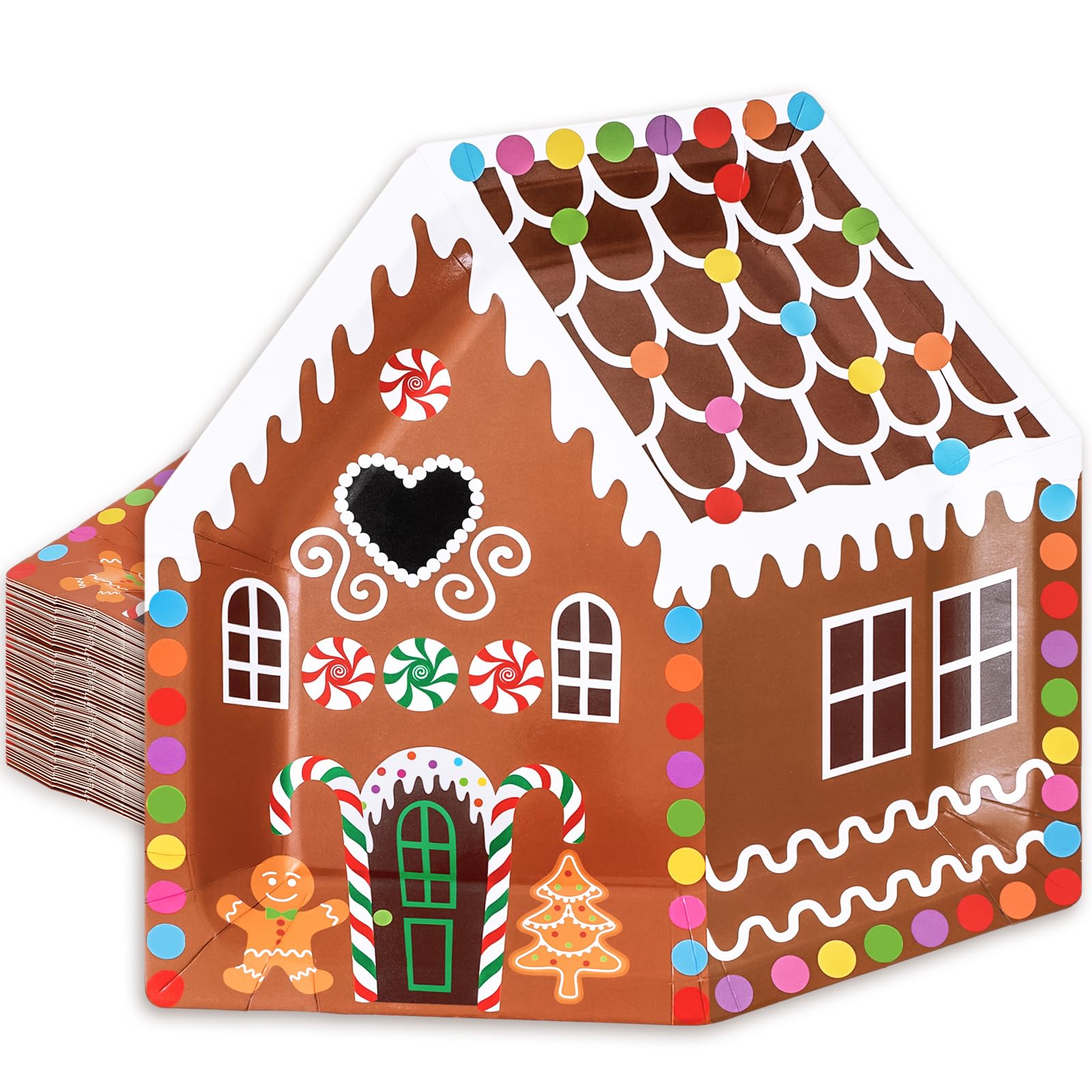 Assiettes en carton de Noël jetables pour s'épargner la vaisselle du réveillon