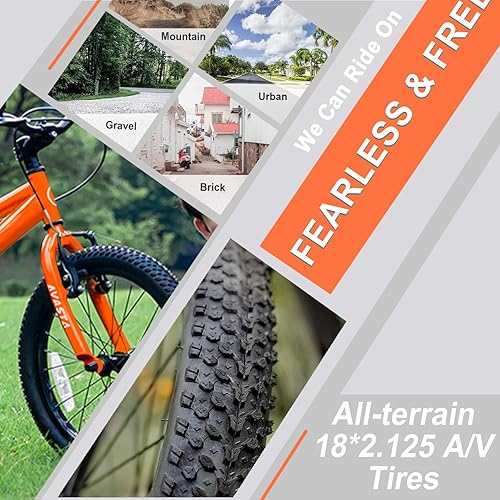 Miniatura 3 de AVASTA Bilbo - Bicicleta infantil de 18 20 pulgadas para niños y niñas de 5 a 10 años, estilo retro, de acero de alto carbono, con manillar