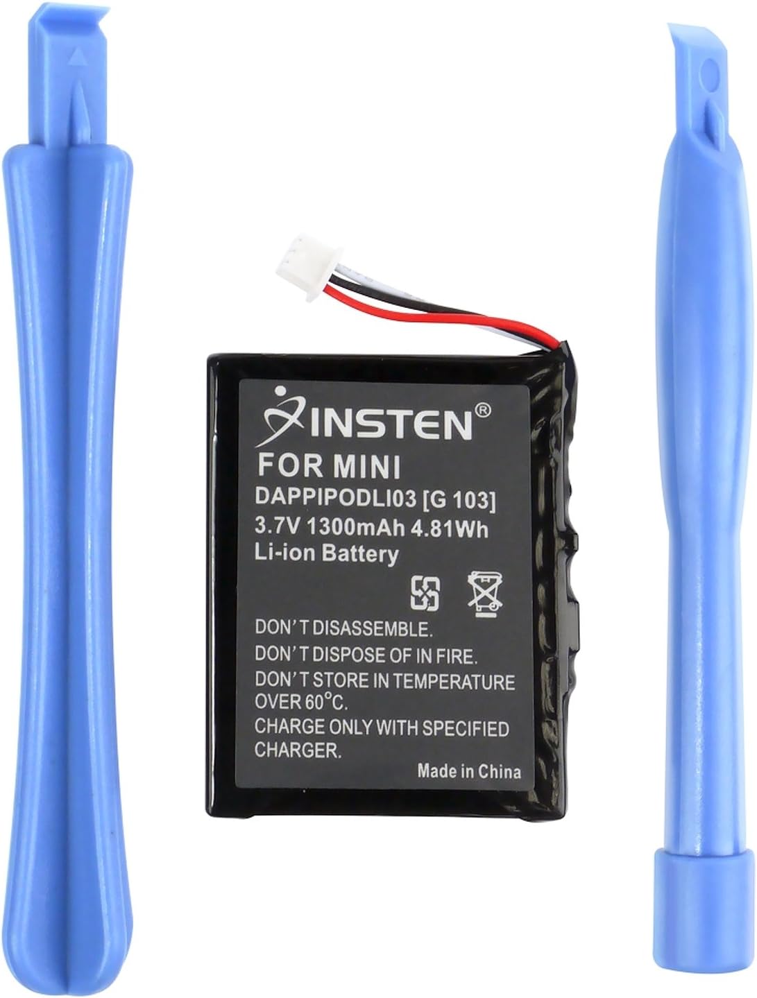 Insten 1300mAh Battery and Screwdriver for 4GB/6GB iPod mini