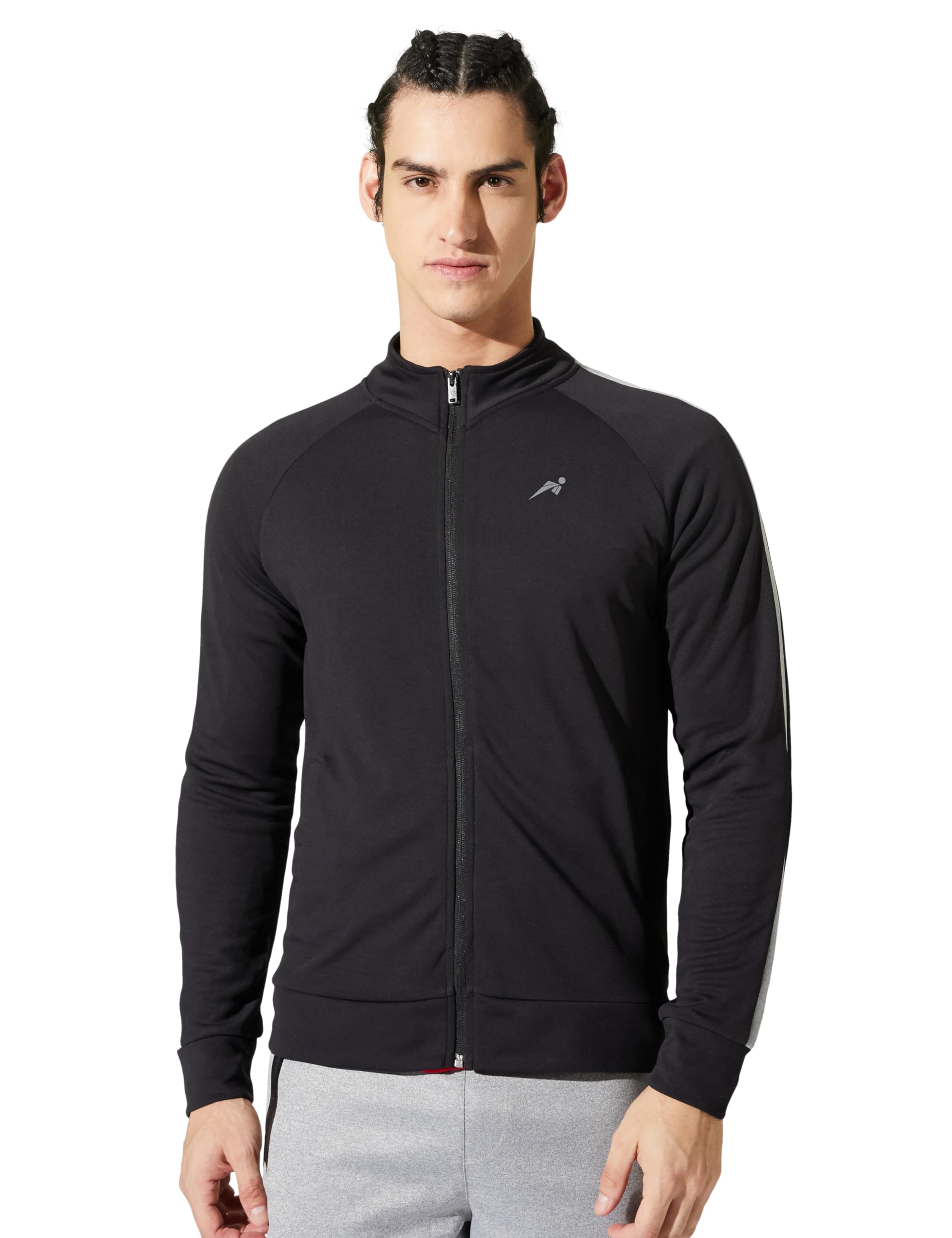 amazon brand - symbol Men's Cotton Mock Neck Sweatshirt-picture-22