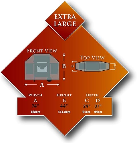 Miniatura 10 de Montana Grilling Gear, funda para asador, calidad premium, con tecnología de ventilación patentada que reduce la condensación, resistente a la
