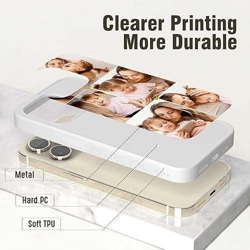 Miniatura 2 de Carcasas para teléfono con fotos personalizadas, collage de fotos para mujer, funda estética para iPhone 11, 12, 13, 14, 15 Pro Max Plus Mini, para