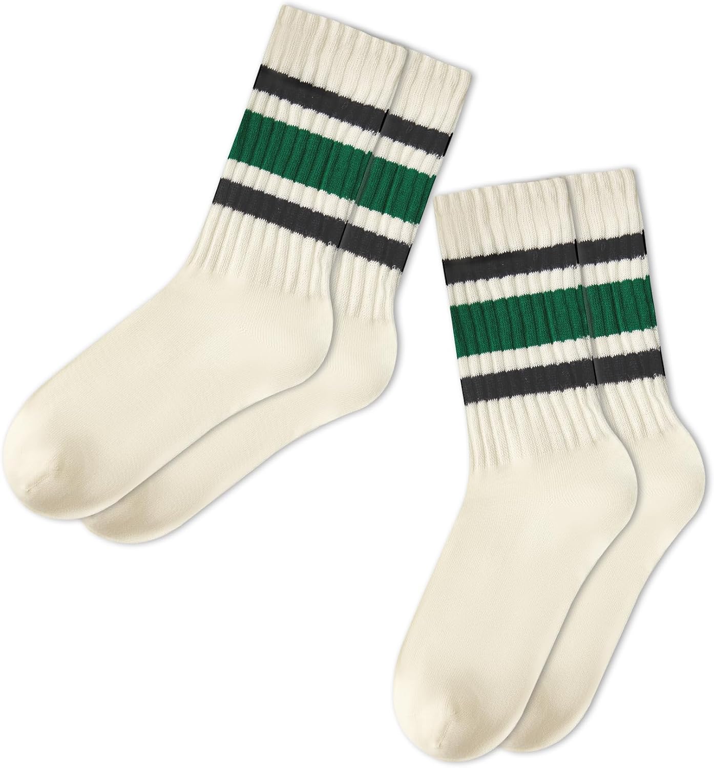 Century Star Retro Striped Novelty Socks For Women Vintage Casual Crew Socks Sporty Calf Socks Cotton Socks Women