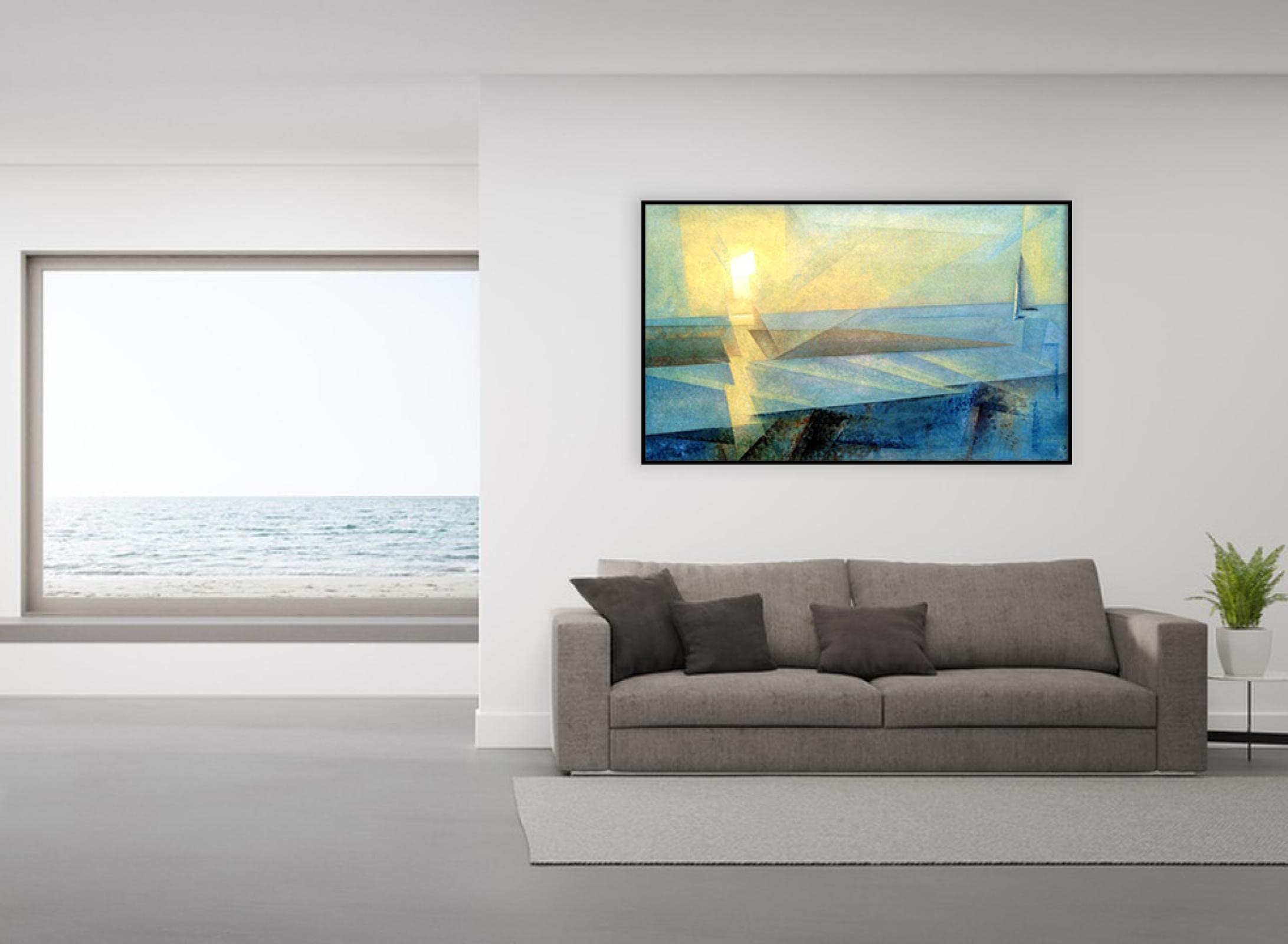 Amazon.co.jp: ライオネル・ファイニンガー。有名なキャンバス絵画の