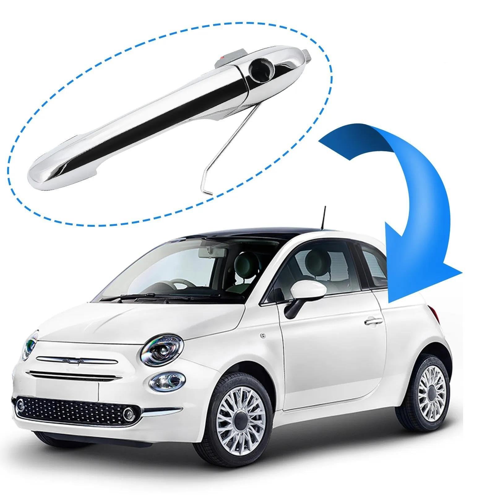 Manija De Puerta Exterior Aplicable Para Fiat 500 735485875 7735451697 Delantera Izquierda Lado Del Conductor 85921889