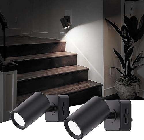 Vista 19 de L LOHAS LED Luces nocturnas enchufables a la pared, [paquete de 2] luces nocturnas decorativas con sensor de atardecer a amanecer, brillo ajustable