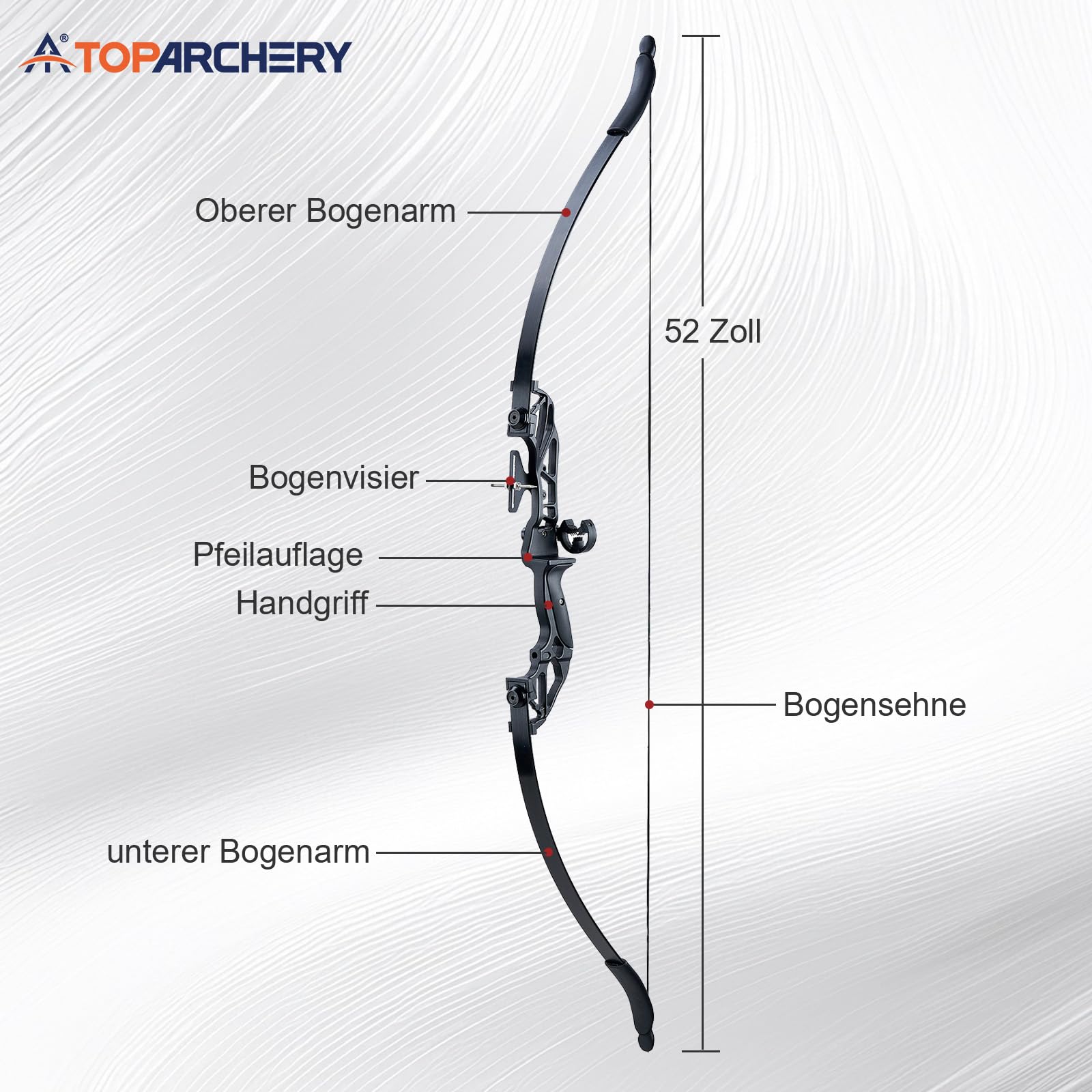 Pfeil und Bogen Set Erwachsene 20lbs Takedown Recurvebogen Sportbogen mit Zubehör Metall Riser für Rechtshänder Anfänger Outdoor-Bogenschießen & Zielübungen