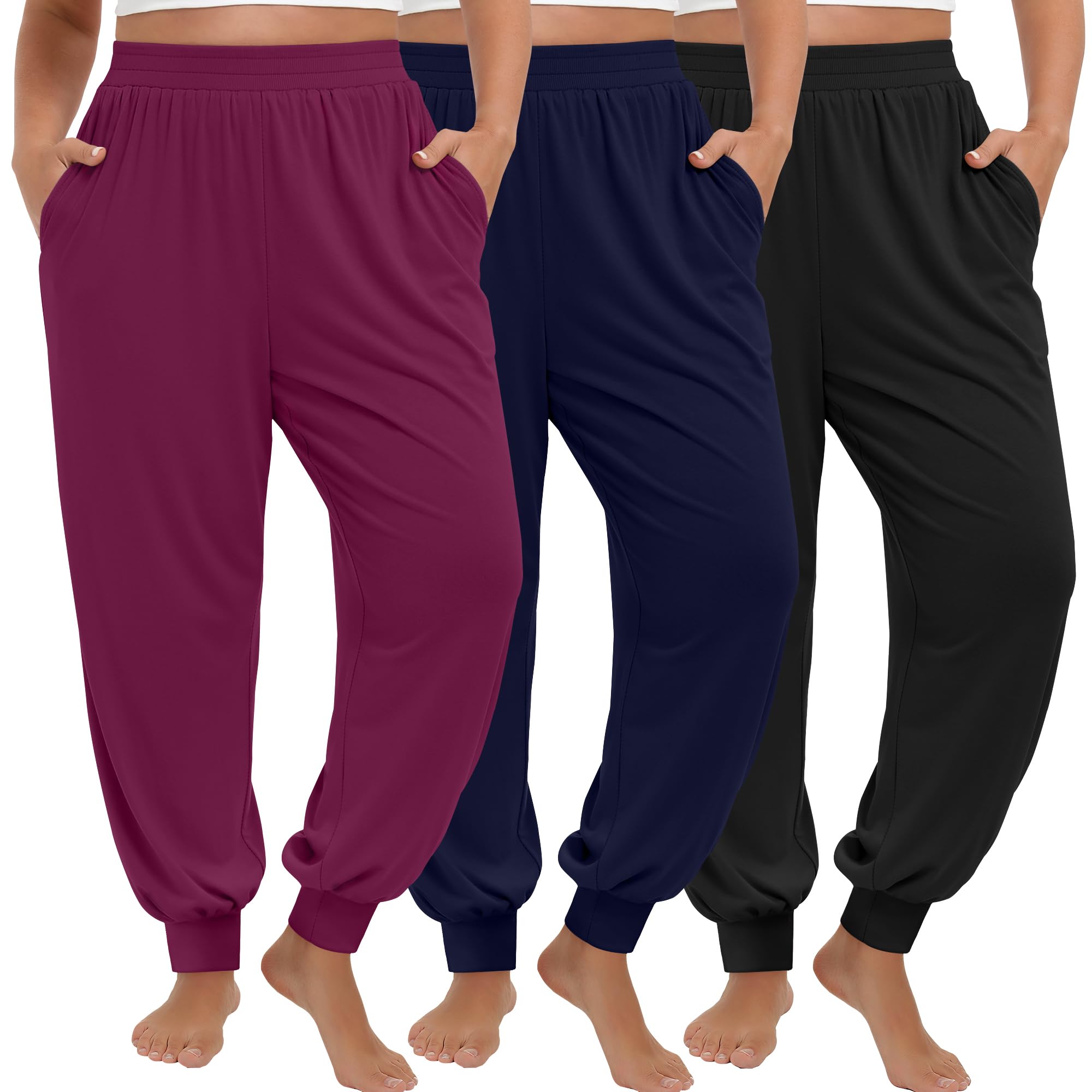 Evervibe 3 Pack Yoga Joggers