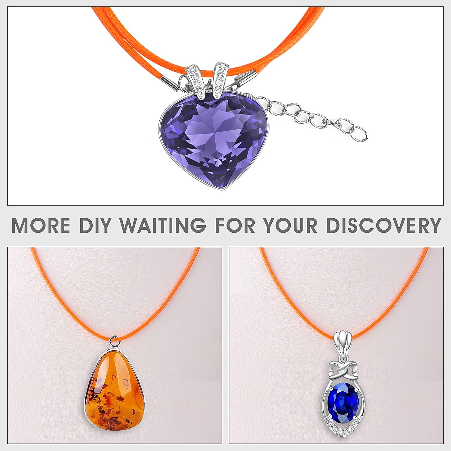 Yolev 28Pcs Waxed Cotton Cord - Mix Color Necklace & Rope String with Lobster Claw Clasp - 18 Inches - Image 4