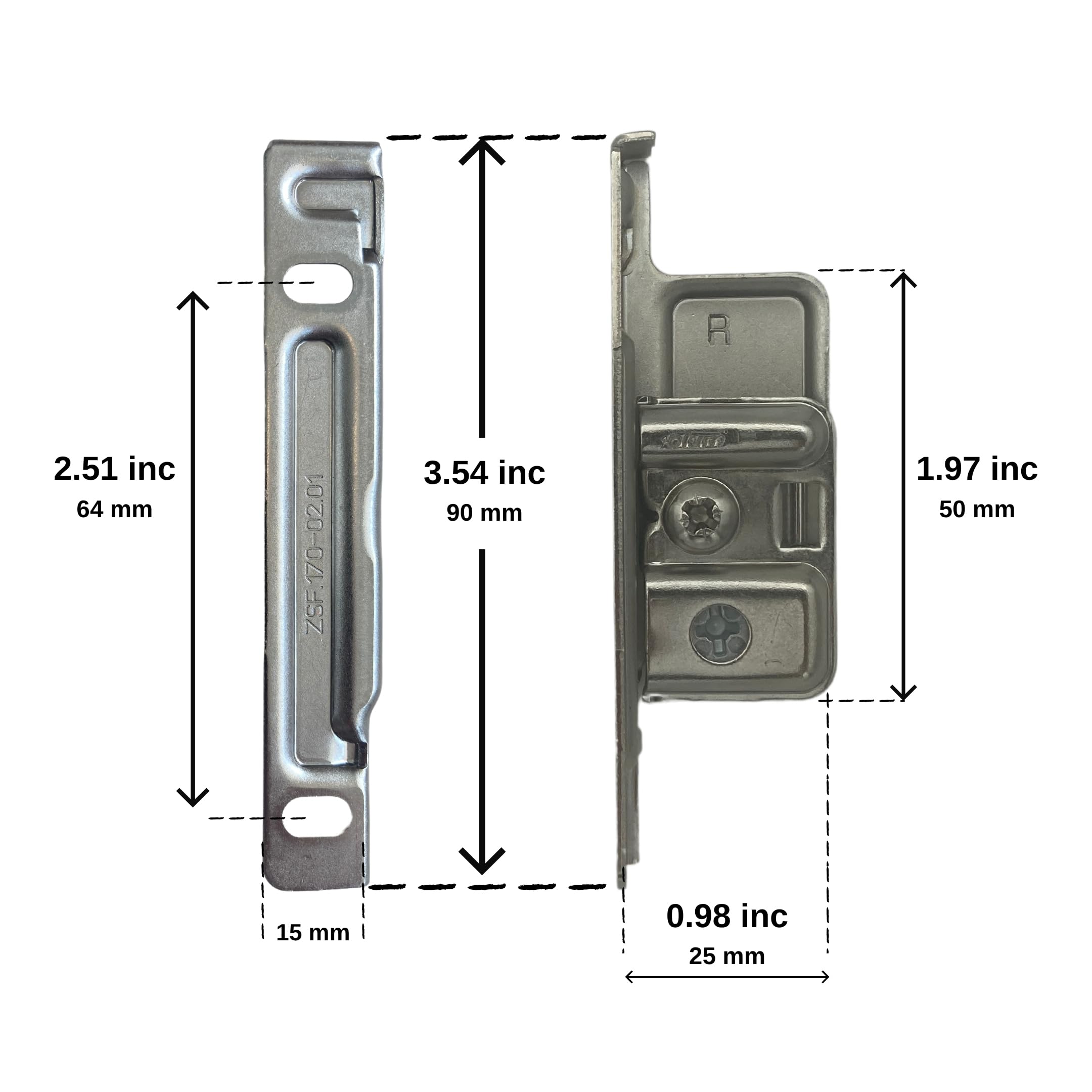 soho ベロニク220 Blum ZSF.1700 R METABOX Right Screw-On