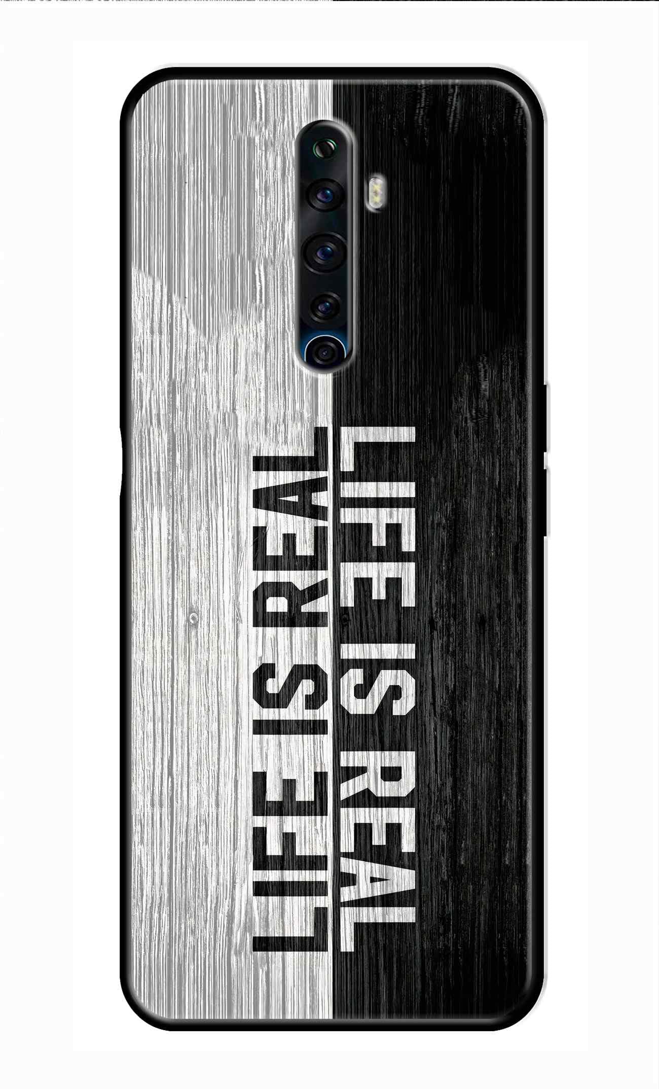 PRINTFIDAA® Metal TPU Printed Back Cover for Oppo Reno2 F (Real Life) 360 Degree Protection | Camera Protection -25092024(AU)