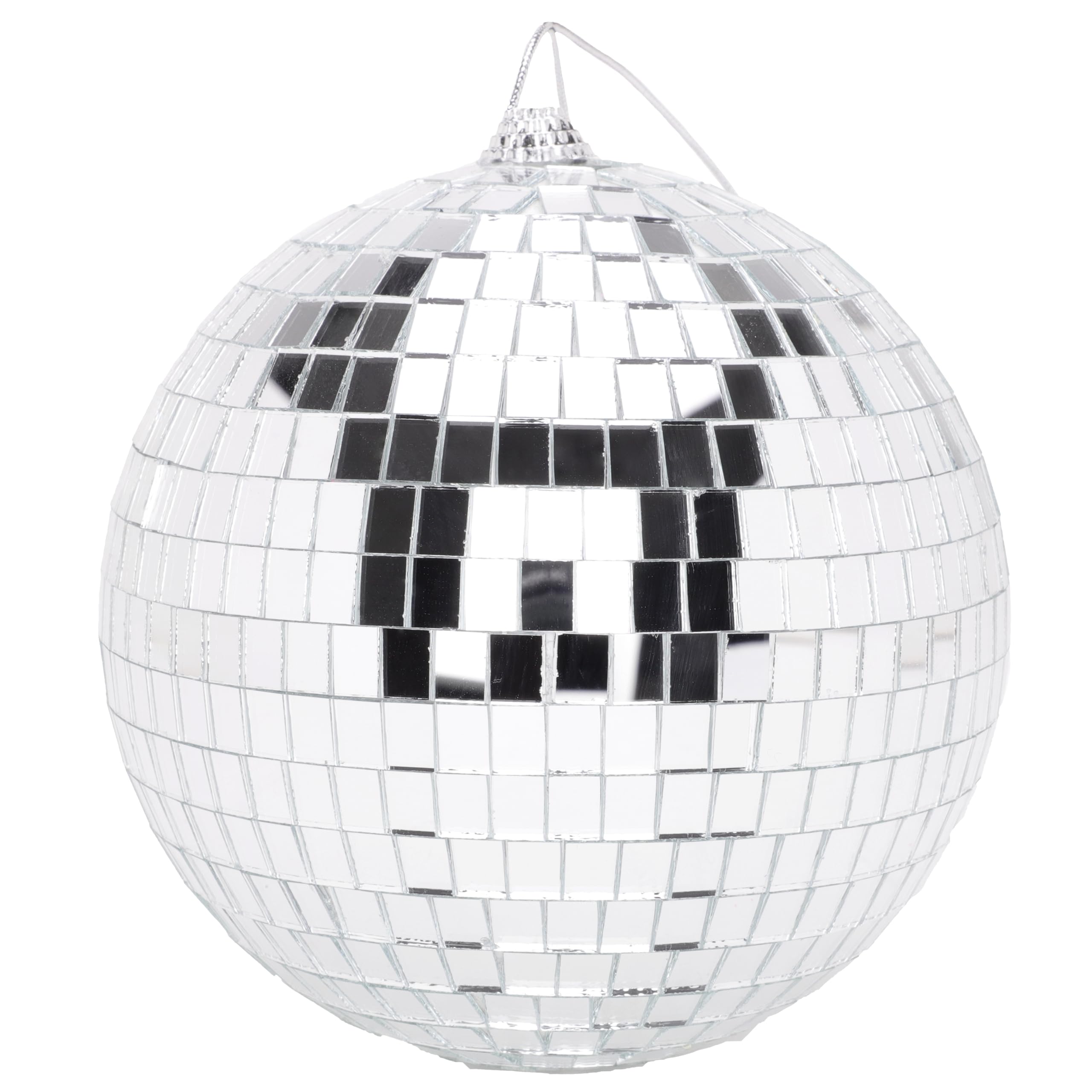 Christmas Concepts Silver Christmas Concepts® 150Mm (6") Giant Mirror Disco Ball Bauble - Christmas Tree Hanging Decorations