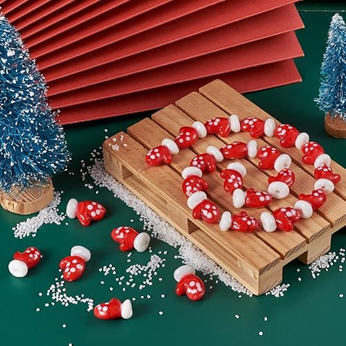 Miniatura 6 de 55 cuentas de cristal de Navidad, muñeco de nieve, Papá Noel, árbol de Navidad, guante, bota, cuentas para pulseras, collares, joyas, adorno para el