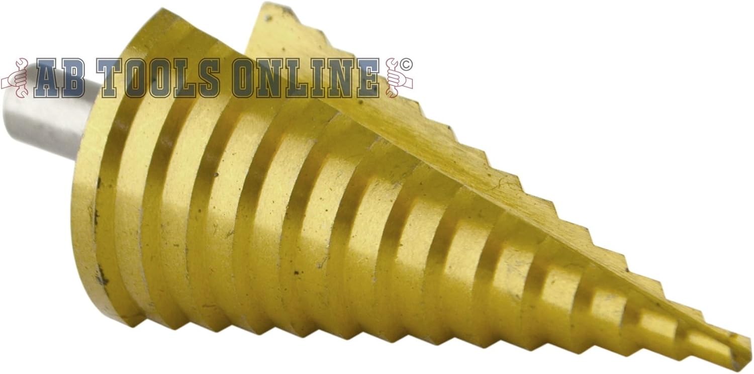 4-42mm Step Cone Drill 14 Steps Hole Cutter HSS 4341 Titanium Finish Reamer TE859