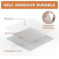 Vista 4 de Kit de reparación de paneles de yeso Boncart, kit de reparación de parches de yeso, parche de reparación autoadhesivo de 2/4/6/8 pulgadas