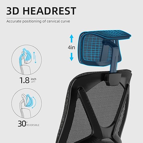 Miniatura 6 de JOYFLY Silla de videojuegos, silla de computadora para adultos, adolescentes, silla de videojuegos, silla ergonómica de carreras para computadora de