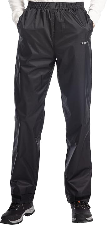 Amazon.com: iCreek Pantalones de lluvia para hombre, impermeables y  transpirables, resistentes al viento, pantalones de lluvia para exteriores  : Ropa, Zapatos y Joyería