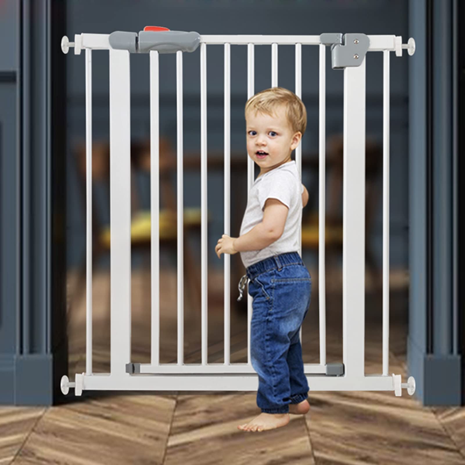 Barrière de sécurité pour animaux de compagnie et clôture de porte à fermeture automatique