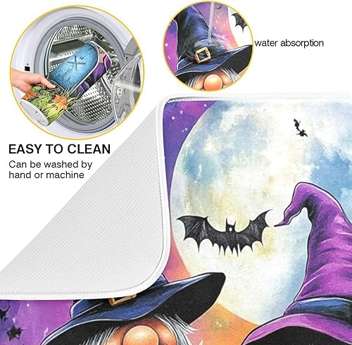 Vista 58 de Nautical Ocean Sea Turtle Dish Drying Mat for Kitchen Counter 18x24 in Starfish Retro Map Microfiber Drying Mats Absorbent Reversible Dish Pad Large