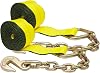 Mytee Products 2 Pack 4 x 40 Heavy Duty Winch Straps with Chain Anchor WLL# 5400 LBS - Flatbed Tie Down Truck Straps - 4 Inch Cargo Control for Flatbed Truck Utility Trailer