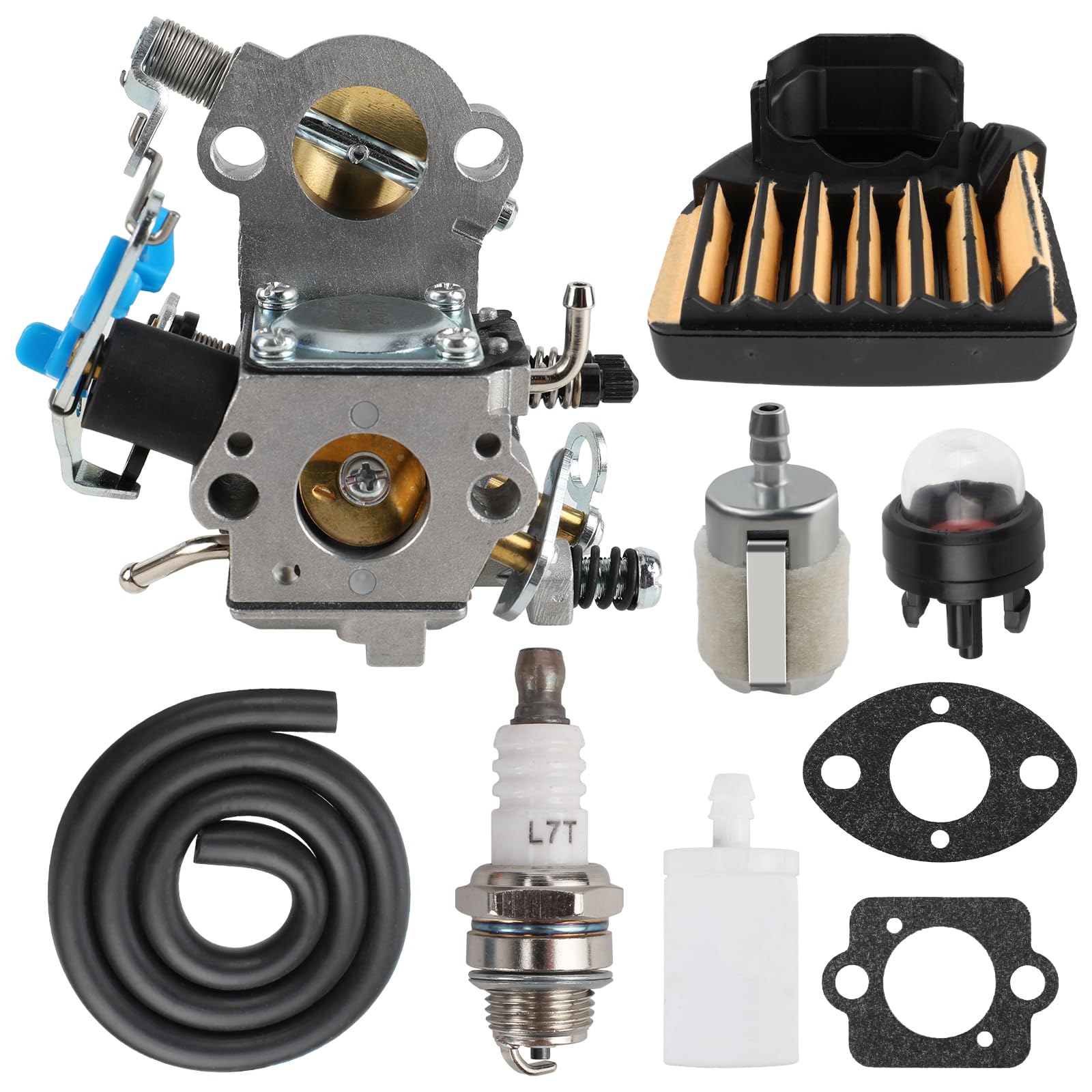 CARBBIA 544883001 544 88 83-01 Carburetor Compatible with Husqvarna 455 Compatible with Rancher 455 E 460 461 Gas Chainsaw Replaces WTA-29 WTEA-1