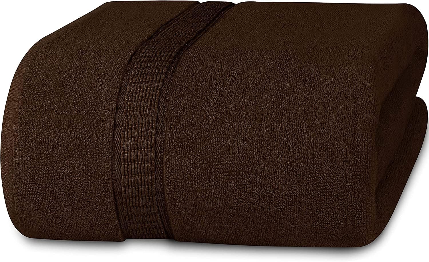 Utopia Towels Utopia Towels Soft Cotton Machine Washable Extra Large Bath Towel (35 X 70 Inches) - Luxury Bath Sheet - Dark Brown