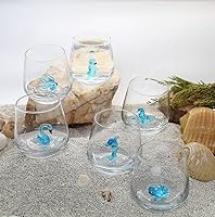 Vista 5 de Vaso de Vidrio 3D para Beber con Linda Figurita de Animal Adentro, Figura de Foca de Vidrio Soplado a Mano Dentro de la Taza, Vaso sin Pie