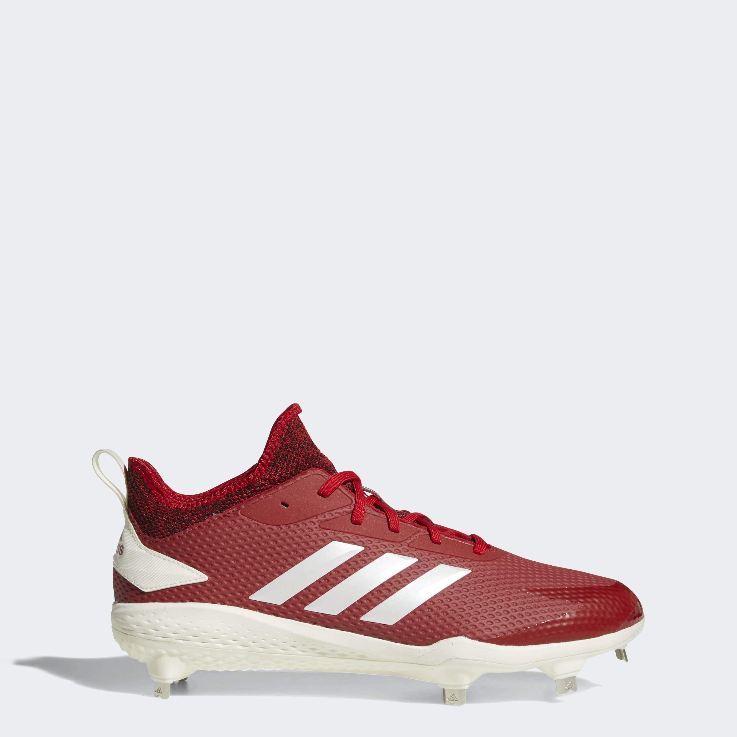 adidas Men's Adizero Afterburner V, Power Red/Cloud White/Black, 14 M US