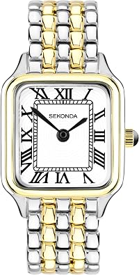Sekonda Classic Monica Ladies 30mm Quartz Watch in White with Analogue Display, and Alloy Strap