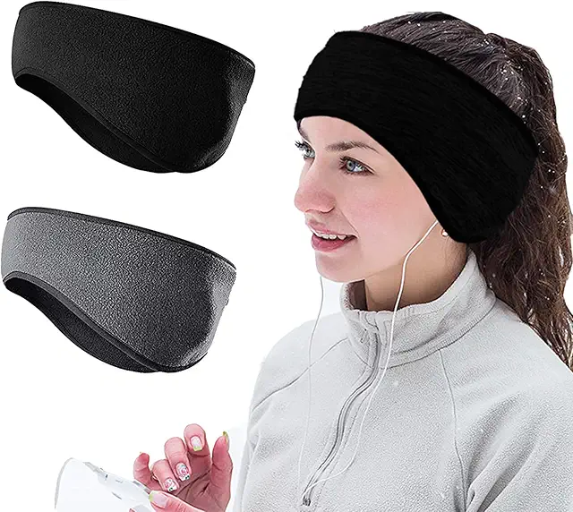 BOYATONG 2 Stück Stirnband Winter für Damen & Herren - Sport & Outdoor