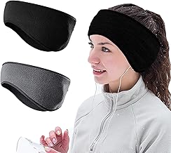 Pack of 2 Women's Sports Headbands, Winter Headbands, for Jogging, Running, Hiking, Cycling and Motorcycling