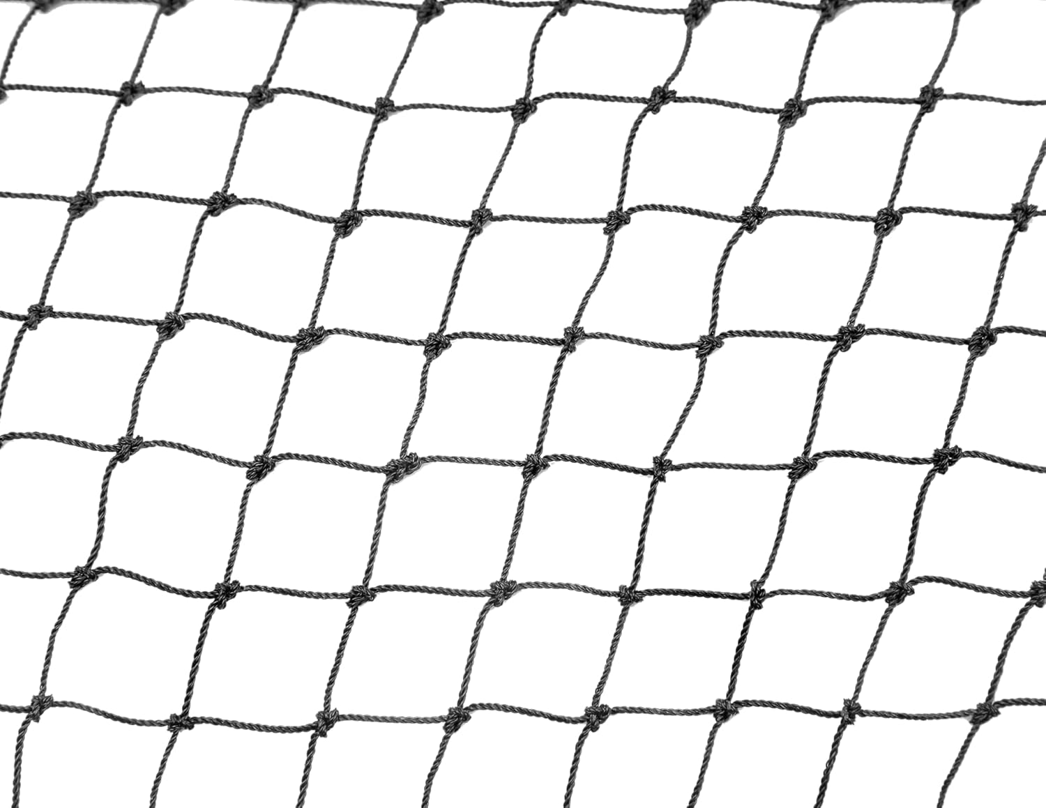 Bird B Gone Bird Net 2000 (Black) - (25' x 25') – 3/4" Mesh Heavy-Duty Bird Netting – Knotted Polyethylene Exclusion Net for All Bird Species