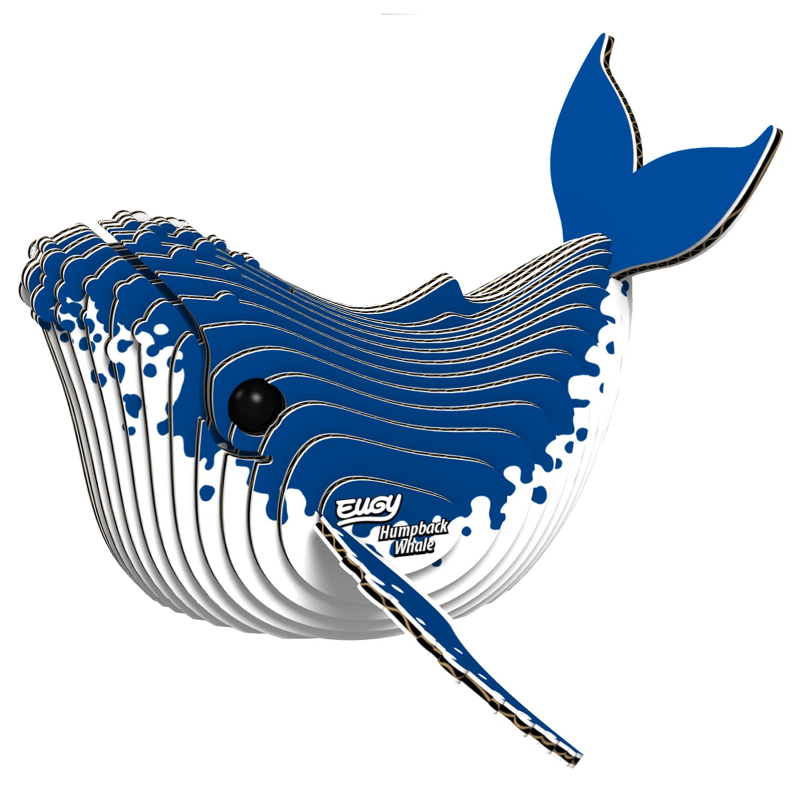 Eugy Humpback Whale 3D Puzzle, 25 Piece Eco-Friendly Educational Toy Puzzles for Boys, Girls & Kids Ages 6+