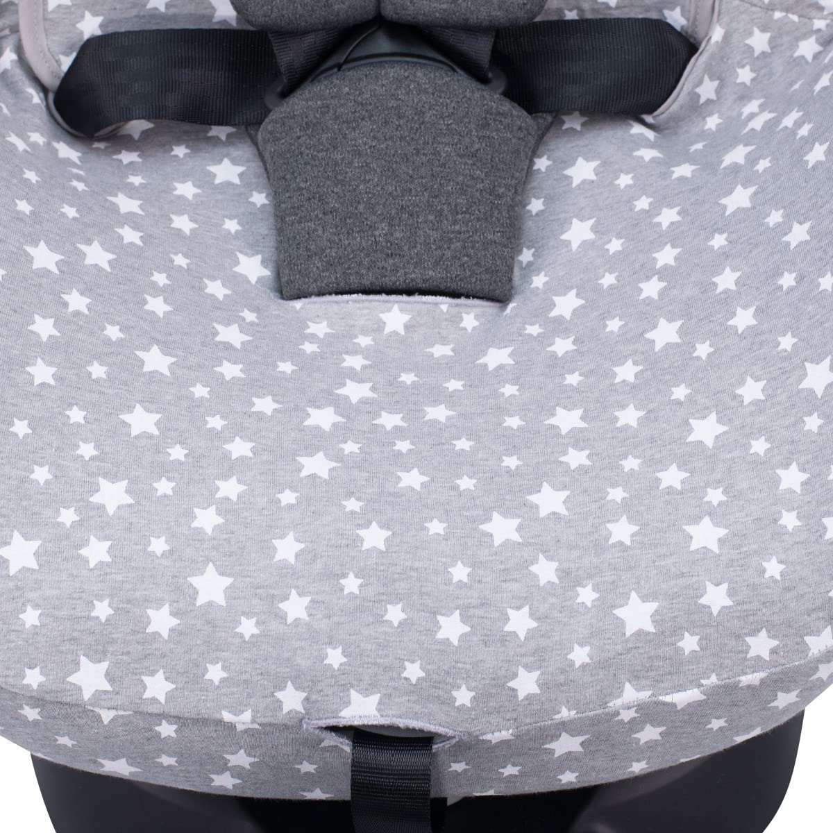 JYOKO Kids Fodera per seggiolino Auto Compatibile con Be Cool Jupiter (White Star)