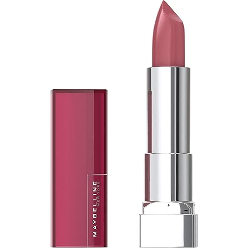 Miniatura 44 de Maybelline Color Sensational - Lápiz labial, maquillaje de labios, acabado crema, lápiz labial hidratante, guiño rosa, rosa coral, 1 unidad