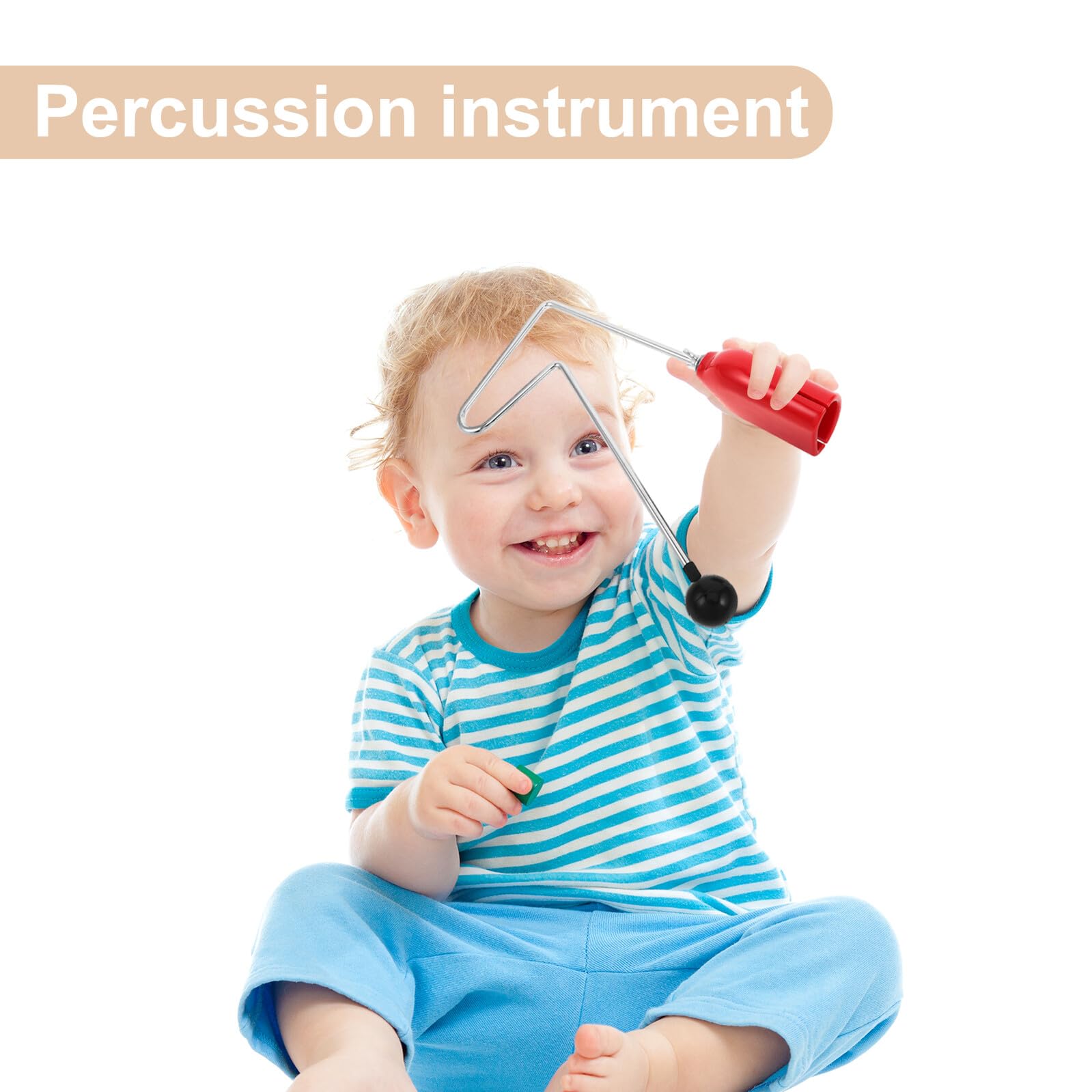 Vibraslap Strumento Musicale Rosso, Percussione Orff per Bambini