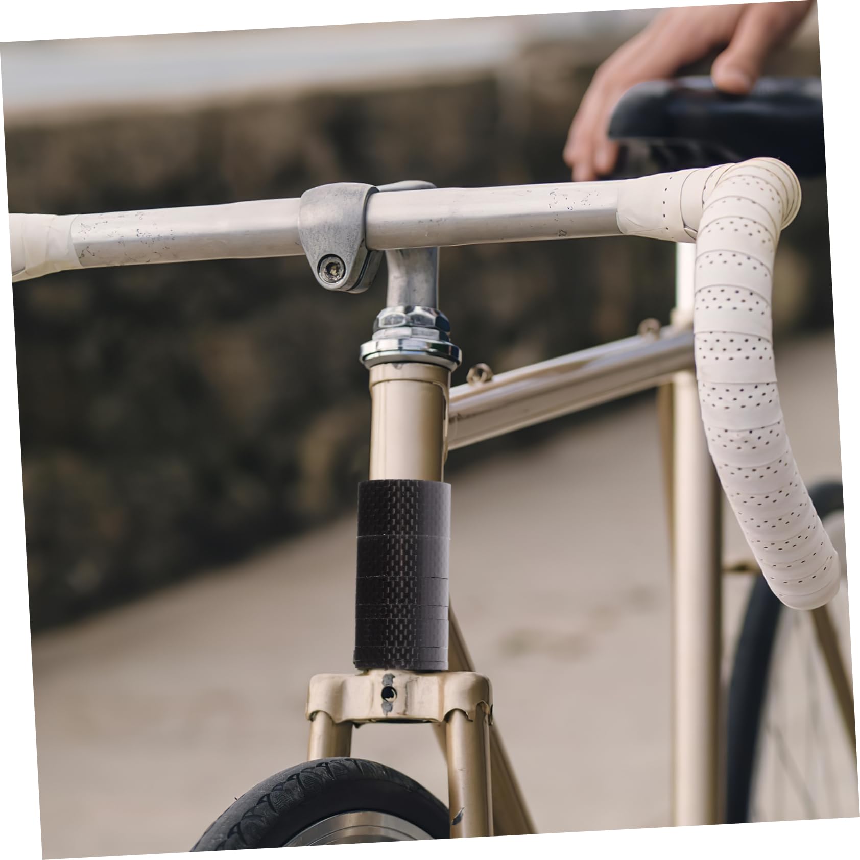 Abaodam 11Pcs Carbon Fiber Bike Headset Spacer Lightweight Bicycle Stem Spacers for Enhanced Comfort Durable and Temperature Resistant for Cycling Enthusiasts