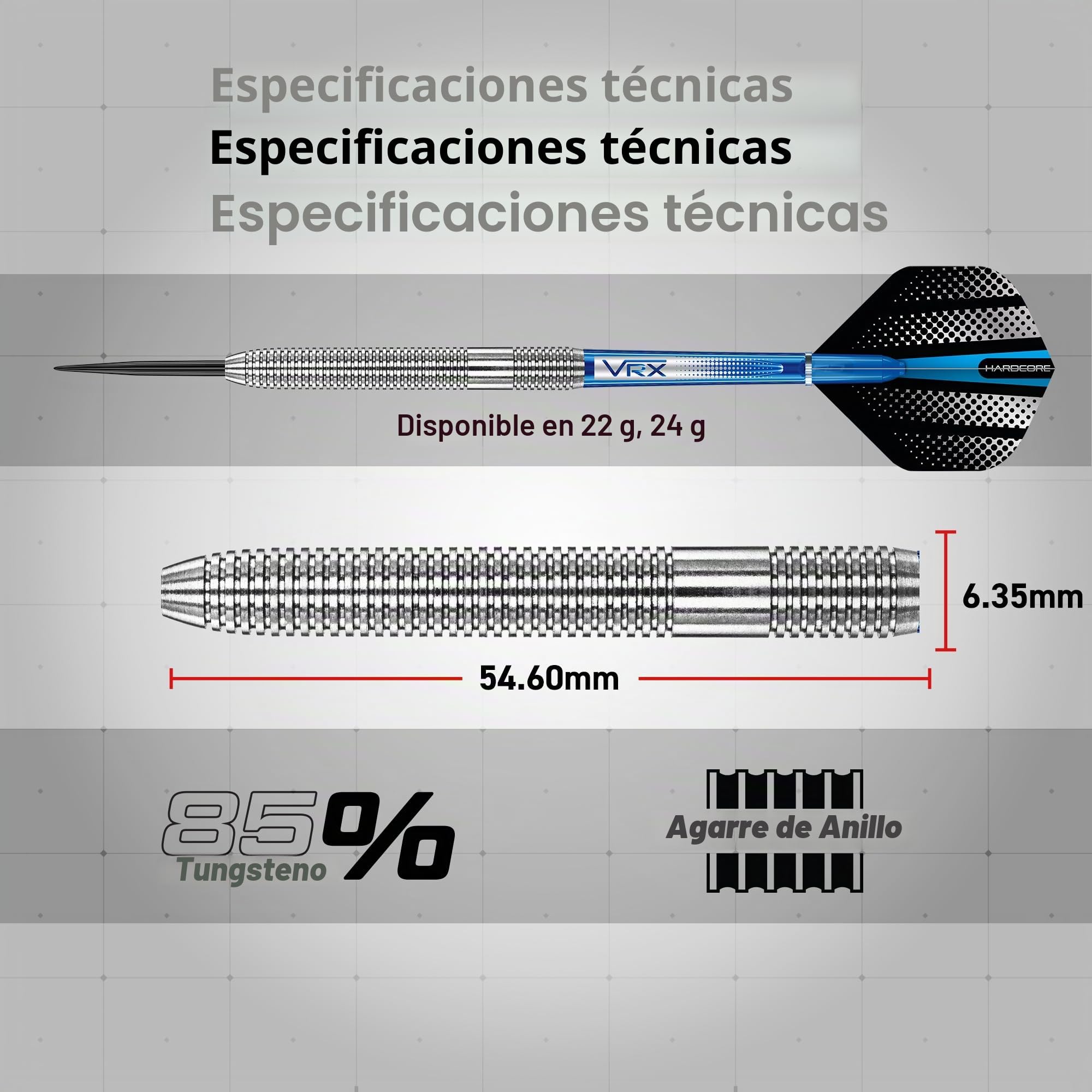 RED DRAGON Defenders 22g o 24g Dardos de Tungsteno de Punta de Acero con Plumas y Eje de Dardos