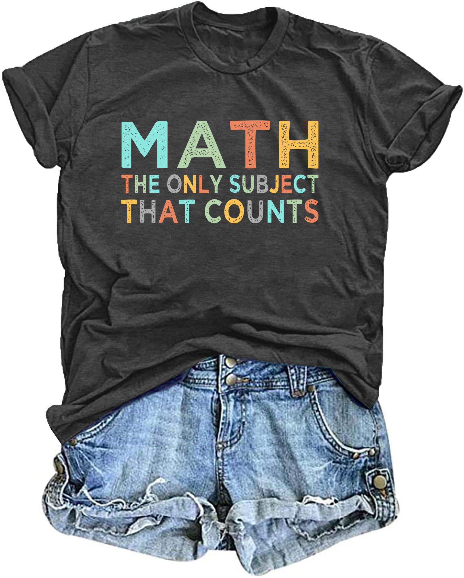Pi Day Shirt Women Math Teacher Shirts: 3.14 Happy Pi Day Graphic T-Shirt Teacher Gifts Come to Math Side Casual Tops