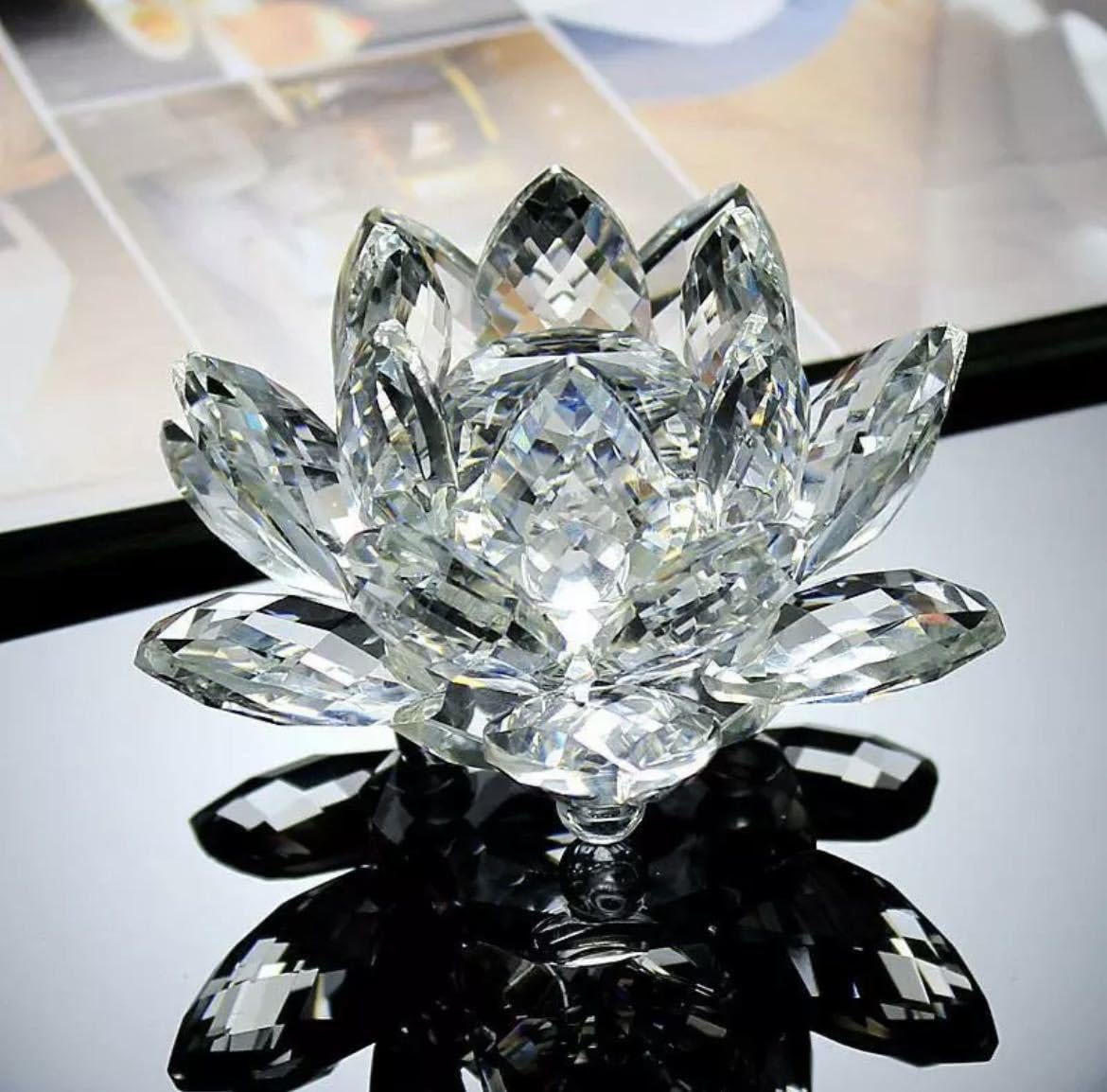 ☆新品☆ペーパーウエイト・飾物・カラフルな花模様のガラス玉 beba1bd4a47bcbcc3f355b23f4ed89