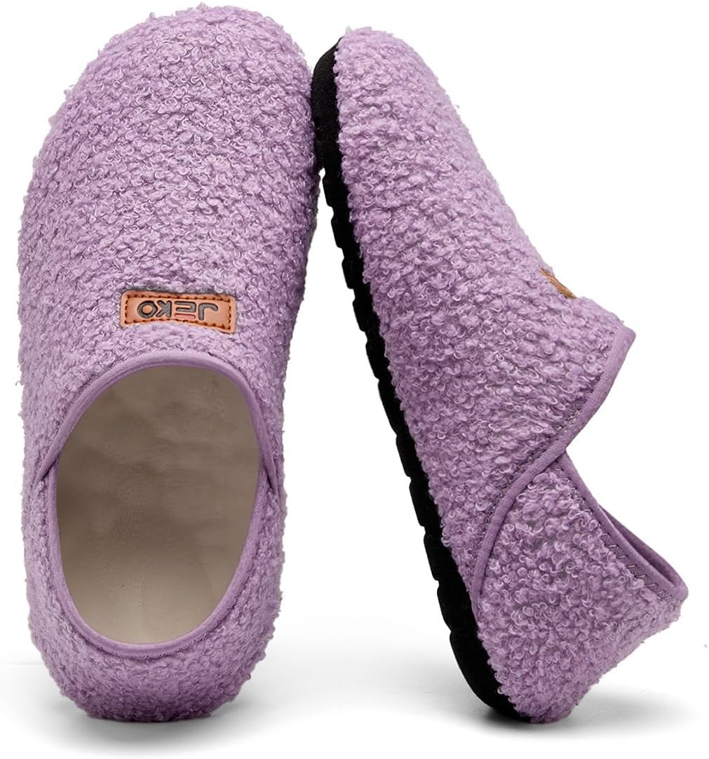 UUBARIS House Slippers for Men Women Furry Slip On Sock Shoes For Traval Indoor Yoga With Thickened Sole - Image 7