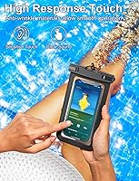 Vista 8 de Hasta 8.3" Paquete de 8 Multicolor Bolsa Universal Impermeable para Teléfono, Bolsa de Secado para Teléfono Impermeable Grande, Nivel de Protección