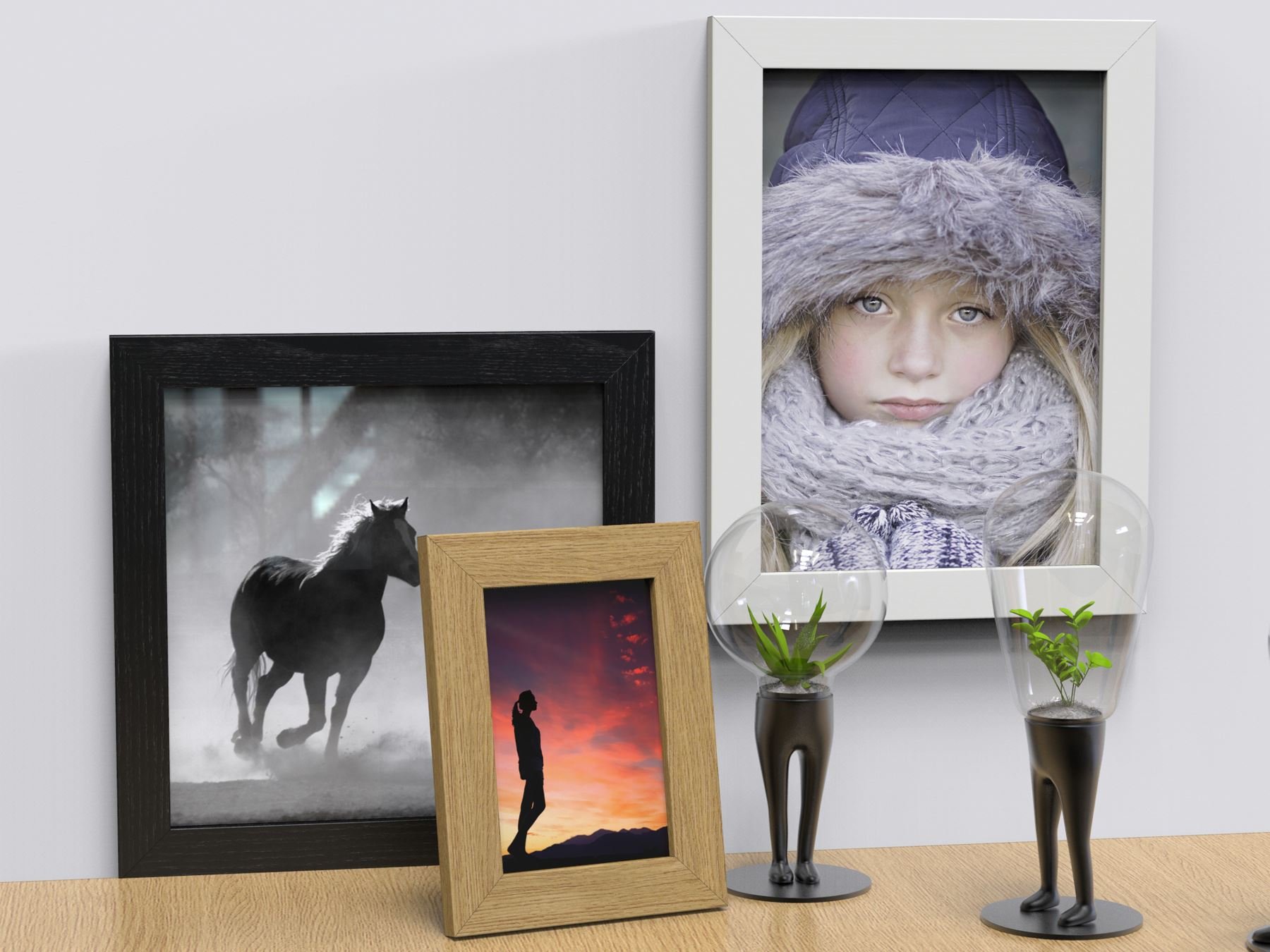 P4U White 9x6" (22.9x15.2cm) Picture Photo Frame